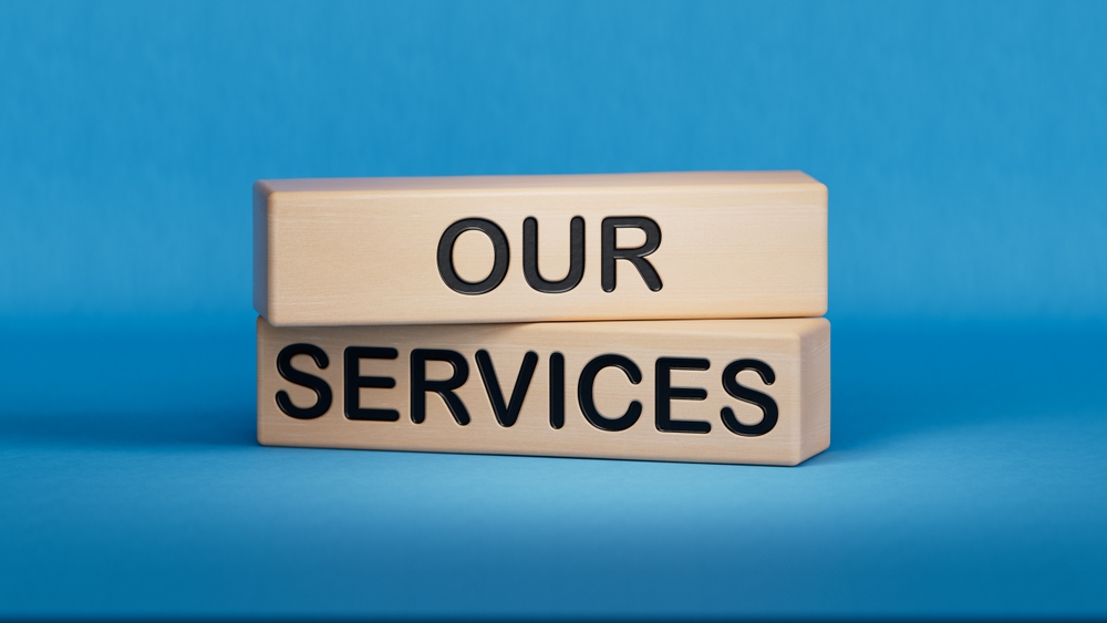 our services banner
